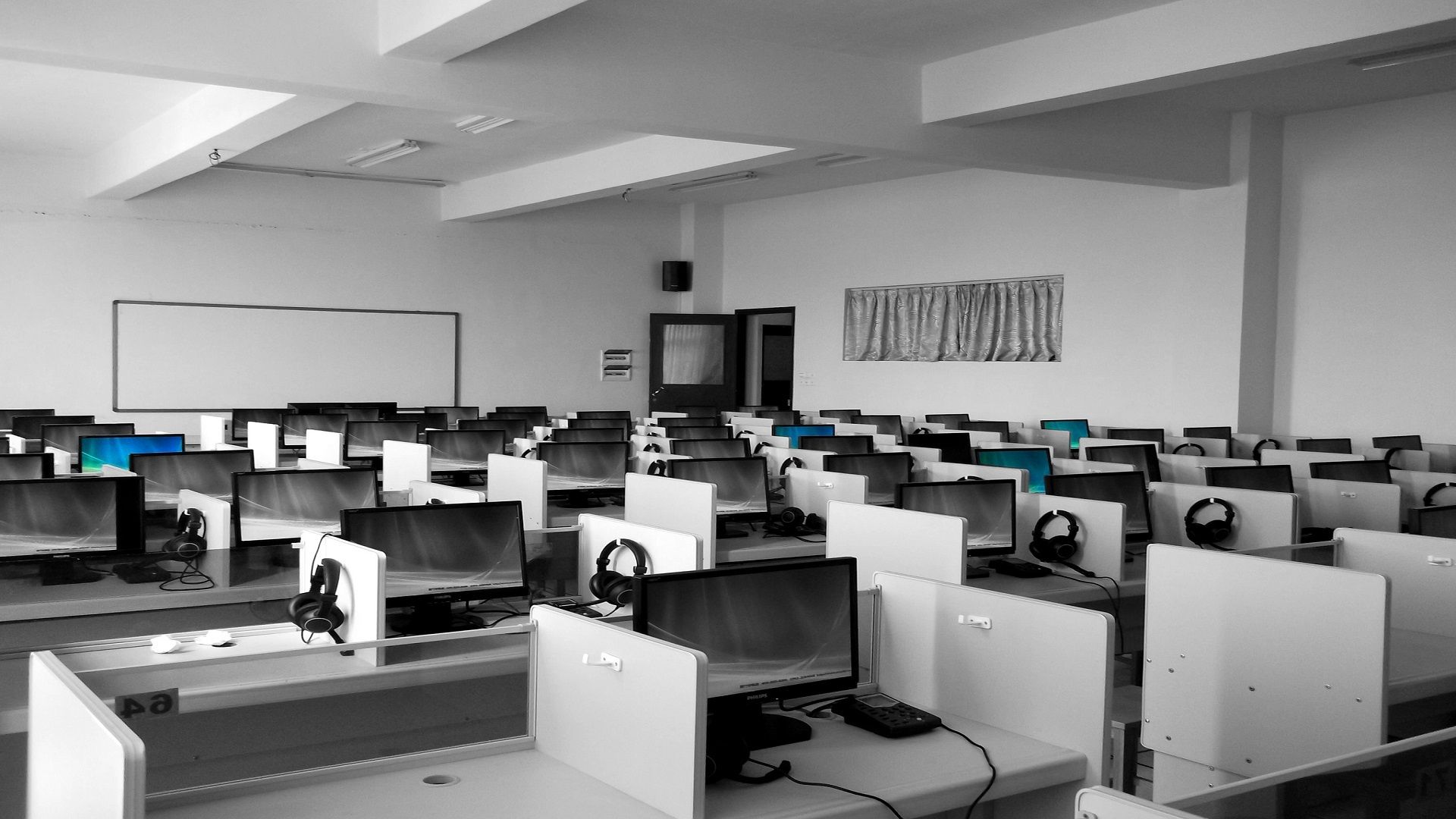 Modern office computers and technology