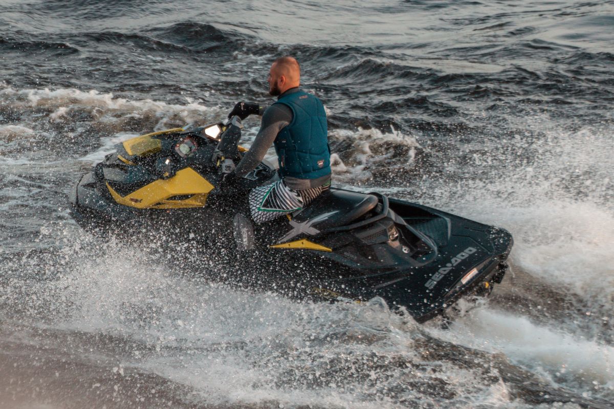 Riding a jet ski on the water — SB Finance jet ski finance